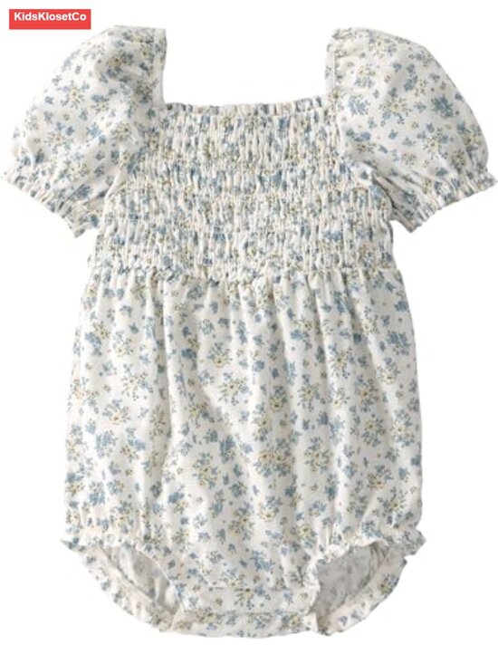 Other - Organic Cotton Baby Romper with Snaps